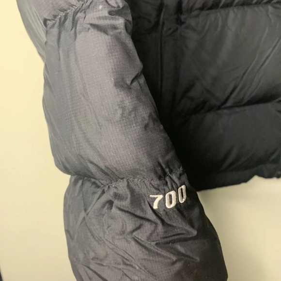 Women’s VTG NorthFace 700 Black Puff Jacket Small - Picture 4 of 7